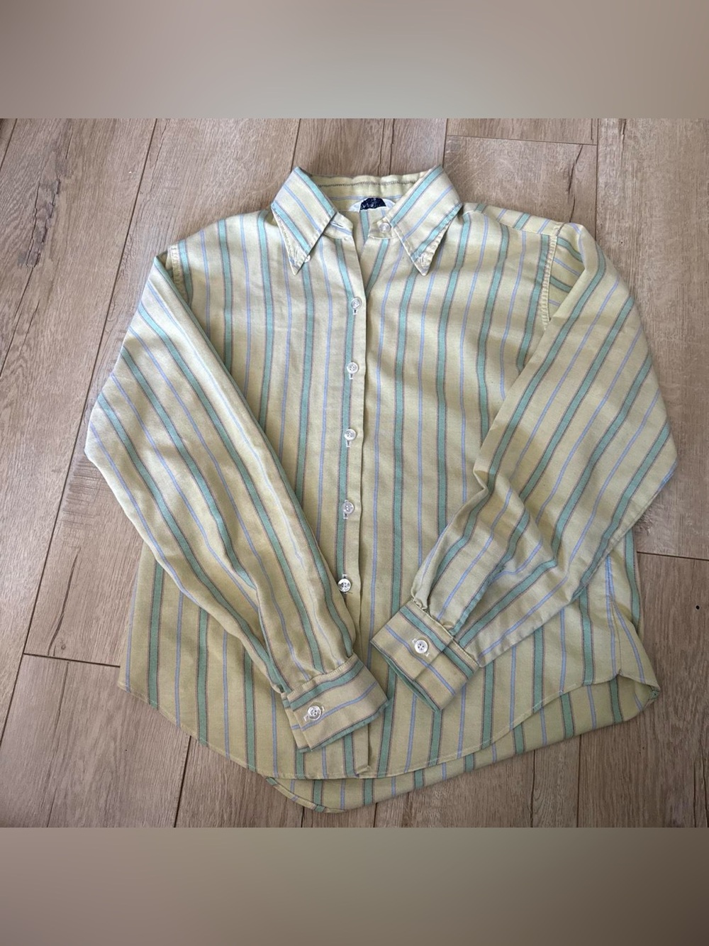 Men's Striped Button-Up Shirt